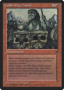 Goblin War Drums 1994 #58d Common Fallen Empires MTG Near Mint - Picture 1 of 2