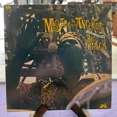 Big Black Message To Our Ancestors LP UNI 73012 1967 PROMO Sun Ra Afro jazz VG+ - Image 1 of 4
