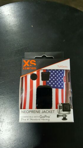 GoPro XSxsories neoprene TuXSedo jacket American Flag Accessories Cover Case