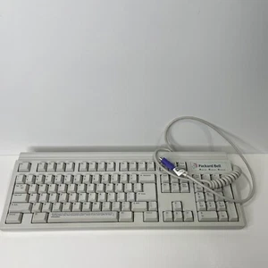 Packard Bell Mechanical Keyboard Model 5130 Clicky Vintage Keyboard Untested - Picture 1 of 7