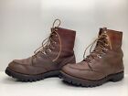 MENS+IRISH+SETTER+BY+RED+WING+MOC+TOE++WORK+BROWN+BOOTS+SIZE+11+D
