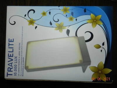 NEW TRAVelite Northern Light Technologies NLT 10,000 Lux Light Therapy Beige - Image 1 of 3