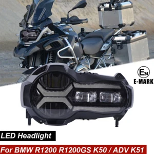 For BMW R1200 R1200GS K50 2014-2019 ADV K51 2014-2018 LED Headlight Hi/Low Beam - Picture 1 of 14