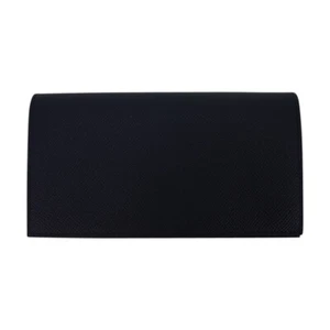 Hermes Citizen Twill Long Wallet Black Epsom Leather New w/Box - Picture 1 of 7