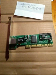 Gigabit Ethernet PCI Card Realtek RTL8139C - Picture 1 of 6