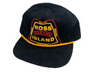 Vintage Ross Premix Island Black Corduroy Cap