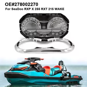 For SeaDoo 2006 - 11 GTX RXP RXT BRP Speedometer Gauge Cluster 278002270 + Bezel - Picture 1 of 7