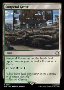 MTG Fallout R Sunpetal Grove #0297 - Picture 1 of 1