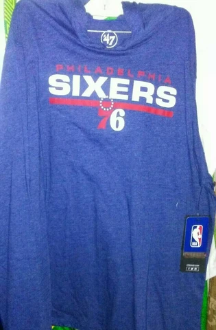 Philadelphia 76ers '47 Hoodie L New With Tags 76ers '47 brand hat and NBA socks Cover