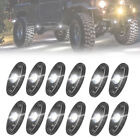 12X White Led Rock Lights For Jeep Offroad Boat Truck Utv Atv Underbody Tos