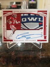 2020 National Treasures Collegiate Rookie CeeDee Lamb Logo Patch Auto 7/10 #105