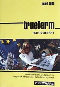 TrueTerm Euroversion - Psion EPOC von Pocketware GmbH | Software | Zustand gut