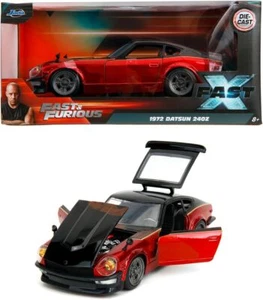Jada 253203090 Datsun 240Z chromerot/schwarz 1972 Fast & Furious Maßstab 1:24 - Picture 1 of 3