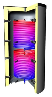 Pufferspeicher 600 - 800 - 1000 - 1500 - 2000 - 2500 - 3000 - 5000 Lagerware - Bild 1 von 3