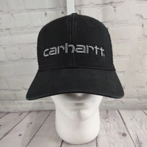 Carhartt Black Mesh Trucker Hat Cap Snapback Adjustable - Bild 1 von 7