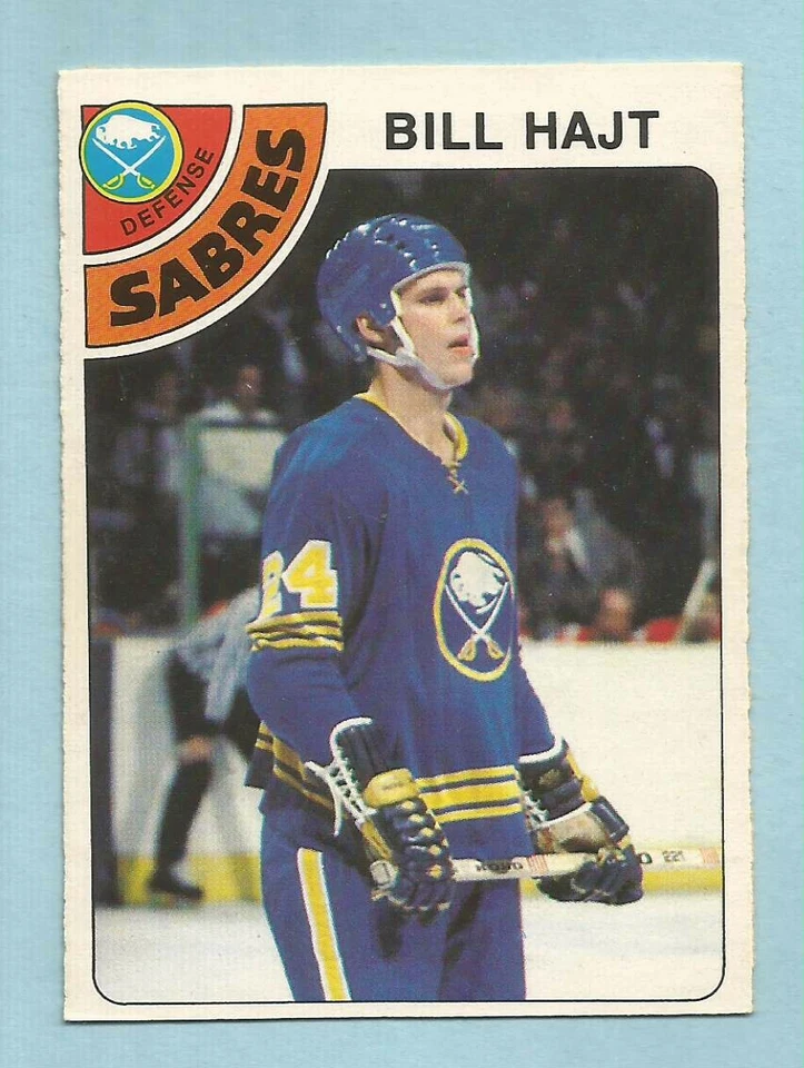 1978-79 O-Pee-Chee OPC Hockey Bill Hajt #108 Buffalo Sabres NM/MT **2 - Image 1 of 1