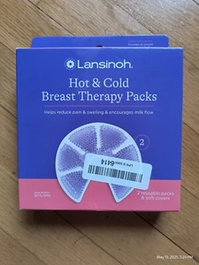 Lansinoh Confezioni Terapia Seno Freddo Caldo Riduce il Dolore con Coperchi 2 Confezioni Riutilizzabili - Foto 1 di 7