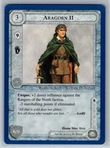 Aragorn II NM Unlimited The Wizards Middle Earth CCG - Imagen 1 de 2