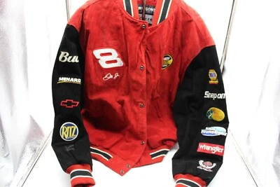 CHAQUETA DE CARRERAS NASCAR DALE WONHARDT JR BUDWEISER CUERO WILSON JT007 Foto 1 de 4