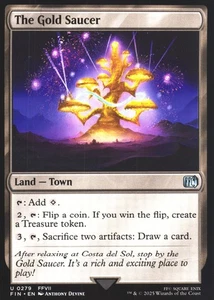 The Gold Saucer FINAL FANTASY 279 casi nuevo Magic Ship Now - Imagen 1 de 2