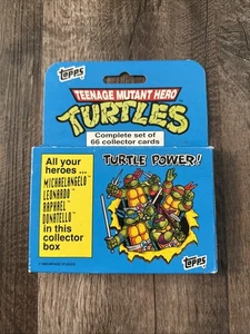 Teenage Mutant Hero Ninja Turtles Trading Cards 66 TMNT 1990 Topps Complete Set - Bild 1 von 12