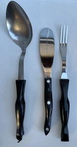 Menge 4 Cutco Servierlöffel # 1712 & Gabel # 1727, Spatel #1768 "graviert" - Bild 1 von 9