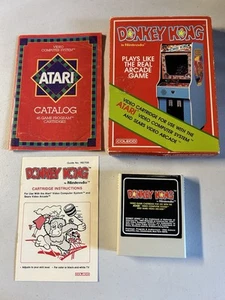 Donkey Kong Atari 2600 CIB Complete TESTED Nintendo - Picture 1 of 9