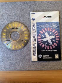 Revolution X (Sega Saturn, 1997) Disc & Manual Only T&W