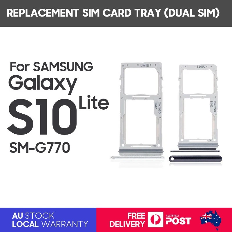 Лоток для SIM-карт (две SIM-карты) для Galaxy S10 Lite - Изображение 1 из 1
