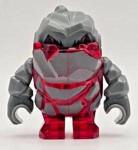 LEGO Power Miners Rock Monster - Meltrox Trans-Red Minifigure Minifig pm003 Used - Picture 1 of 2