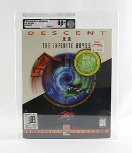 VGA 80+ SEALED 1996 DESCENT II 2 The Infinite Abyss Interplay Big Box PC - Picture 1 of 4