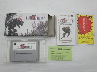 GIOCO JP Final Fantasy VI Super Famicom/SNES. 9000024389175 - Immagine 1 di 3