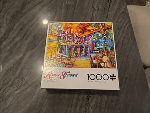 Aimee Stewart Tiki Beach Sunset 1000 PC Puzzle Used Bagged Buffalo Games - Picture 1 of 9