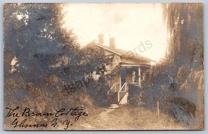 K32/ Glenora New York RPPC Postcard c1910 Seneca Lake Brown Cottage 1203 - Picture 1 of 4