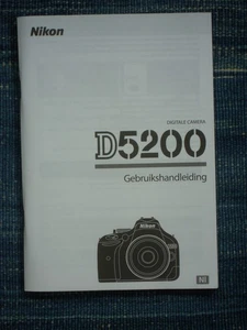NIKON D5200 Digitale Camera Handbuch Gebruikshandleiding: nur in niederländisch - Bild 1 von 3