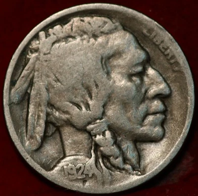 1924-D Denver Mint Buffalo Nickel - Image 1 of 2