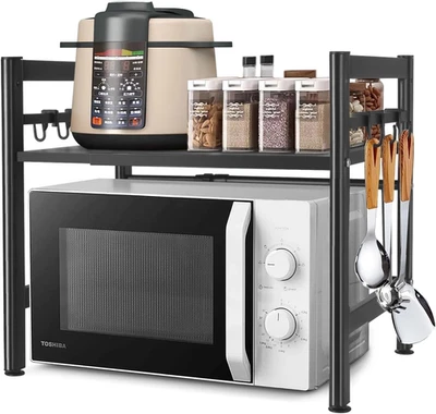 Scaffale Cucina Salvaspazio Estensibile Mensola Microonde Scaffale Da Cucina, Ri - Immagine 1 di 4