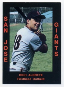 1988 Cal League Rich Aldrete San Jose Giants - Picture 1 of 2