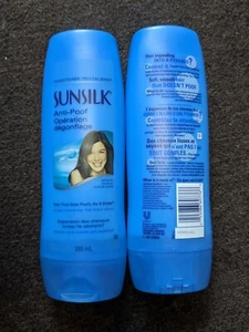 2xSunsilk Anti Poof Conditioner 12 fl oz. DISCONTINUED HTF Hairapy Jojoba Oil 35 - Picture 1 of 2