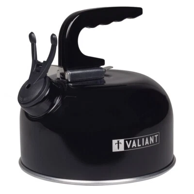 Valiant Tragbarer Camping Pfeifkessel - Schwarz - 1 Liter - Bild 1 von 4