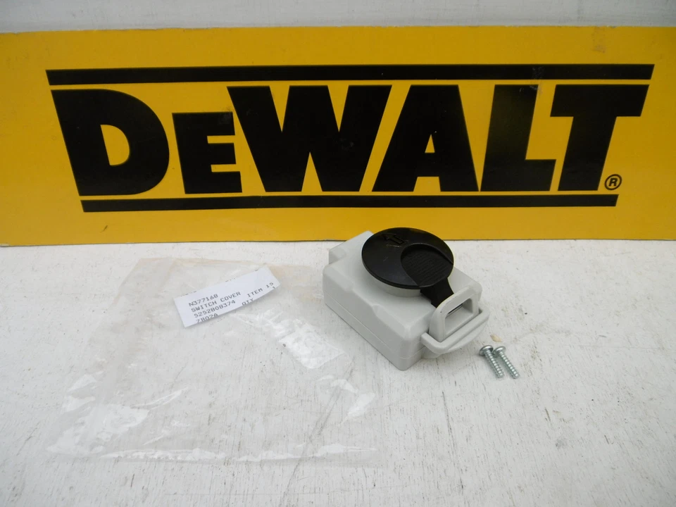 DEWALT SCHALTER ABDECKUNG FÜR BAUSTELLE & KLAPPSÄGEN DW742 DW743 ETC N377168 - Bild 1 von 1