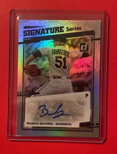 2020 Brusdar Graterol Panini Signature Series Donruss Baseball Card Twins RC - Bild 1 von 4
