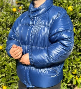 1985 Grenoble Moncler Jacket Goose Down Piumino Quilted Baggy Jacket Size 3 L XL - Picture 1 of 24