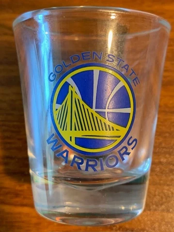 Vintage Golden State Warrior Shot Glass by Hornitos Cover