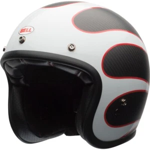Bell Custom 500 Carbon Open Motorcycle Helmet Ace Cafe Black XS - Picture 1 of 8