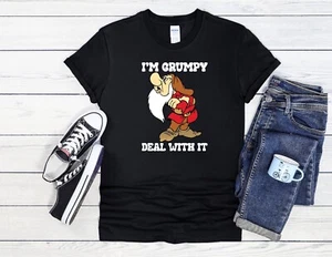 Grumpy Dwarf T-Shirt Deal With It Herren Damen Unisex Shirt Hoodie Baseball 4152 - Bild 1 von 7