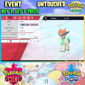 Keldeo Shiny Event🔥 Pokémon Home Complete Pokédex 2025🔥Pokémon Sword & Shield - Picture 1 of 5