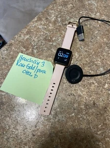 iTouch Air 3 Smartwatch 40 mm Gold Pink Case with Stainless Steel Band - Zdjęcie 1 z 5