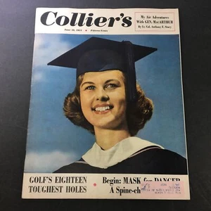 VTG Collier's Magazine June 16 1951 Golf's Eighteen Toughest Holes, Mask Dancer - Picture 1 of 12