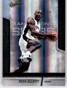 2009-10 Absolute Sean Elliott #d /499 Foil Refractor Prizm Spurs #117 - Picture 1 of 2